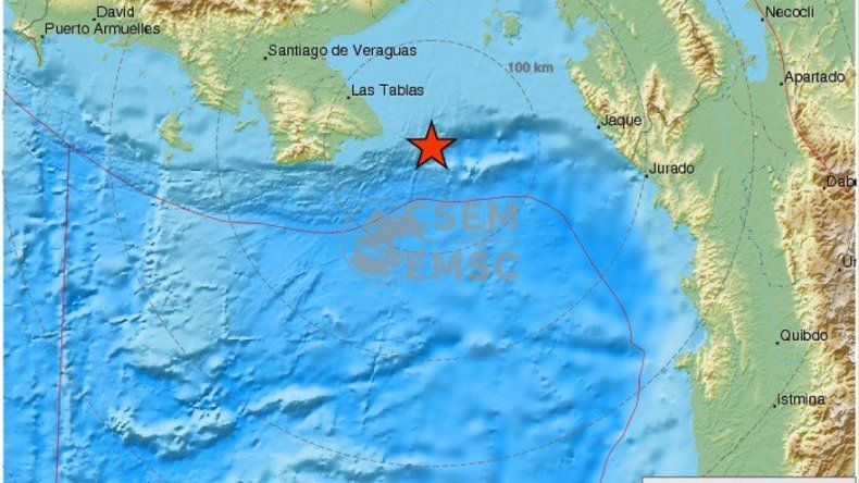 Sismo de magnitud 5.6 se siente en la ciudad de Panamá y el interior