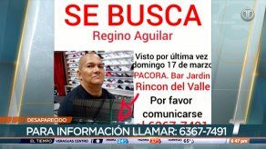 Familiares piden ayuda para ubicar al señor Regino Aguilar