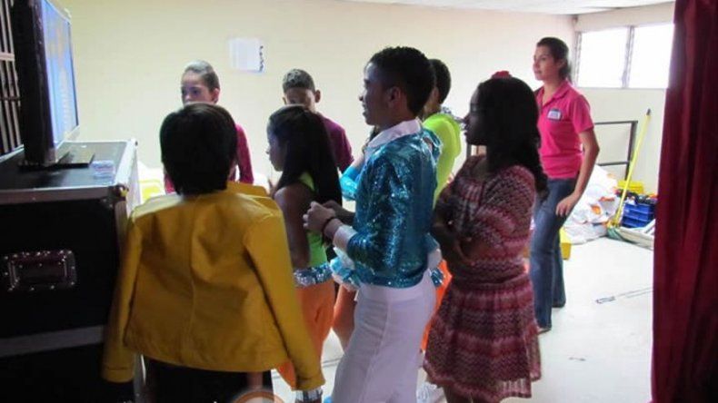 Backstage gala 1 de Pequeños Gigantes