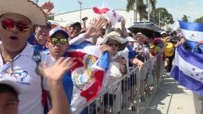 Peregrinos comienzan a llegar a la Cinta Costera para encuentro con el papa Peregrinos comienzan a llegar a la Cinta Costera para encuentro con el papa