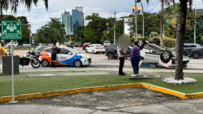 Accidente en Punta Pacífica.