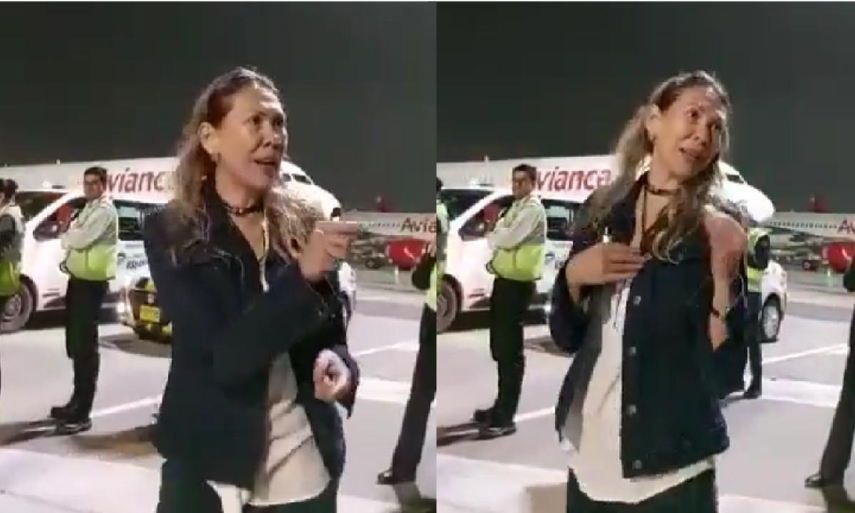 La mujer humilló a los policias&nbsp;