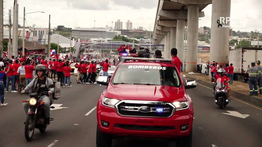 Caravana de despedida de Luis Matador Tejada.