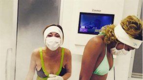 Lindsay Lohan se somete a sesiones de crioterapia