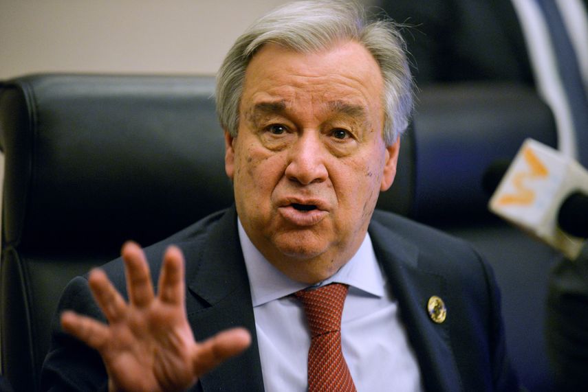 El secretario general de la ONU