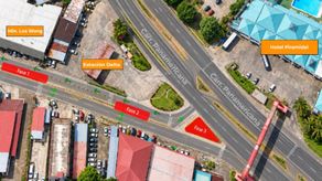 El MOP anuncia reducción de un carril en la vía Panamericana.