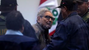 El líder y fundador del grupo terrorista Sendero Luminoso, Abimael Guzmán.