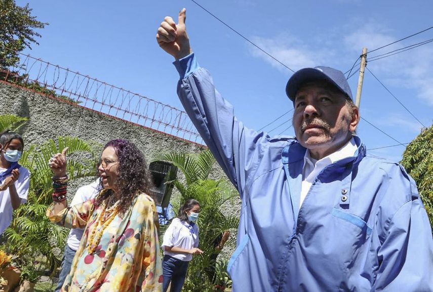 El presidente de Nicaragua