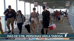 Más de 5 mil personas visitaron la Isla Taboga