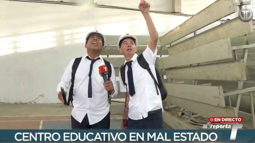 Arquiterror y Jermaine inspeccionan el I.P.T. Chávez de Pinate: estructuras al borde del colapso