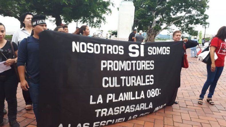 Con tamborito, docentes piden la creación de la Comisión Interinstitucional INAC-Meduca