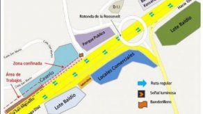 Anuncian trabajos de Reposición de losas en la Roosevelt