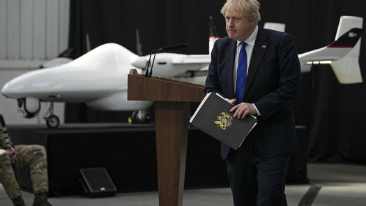 El primer ministro Boris Johnson, durante una visita a Dover.