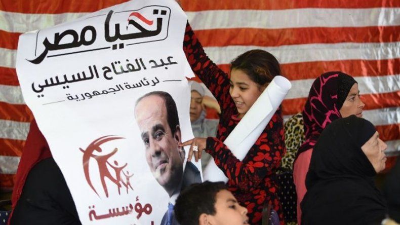 Al Sisi, reelegido en Egipto con más del 90% de votos