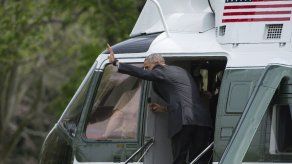 El presidente Barack Obama llega a Arabia Saudí