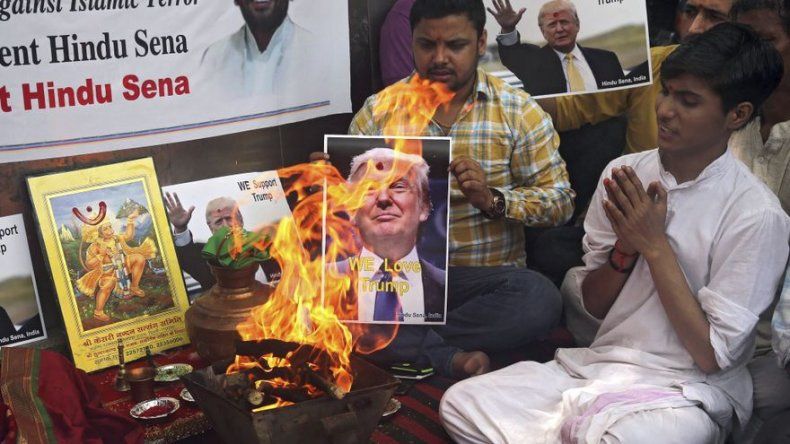 Grupo hindú pide ayuda divina para Trump en las elecciones