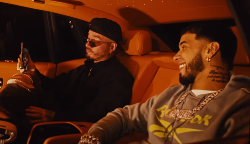 J Balvin sale al final del video de "Mejor Que Yo", canción que le dedicó Anuel AA a Karol G.