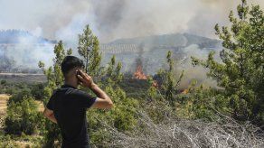 Una ola de calor en el sur de Europa debida a una masa de aire caliente llegada de África ha provocado incendios forestales﻿.