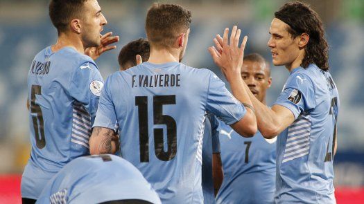 Uruguay está en los cuartos de la Copa América 2021