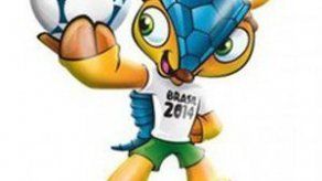 Un armadillo es la mascota del Mundial Brasil 2014