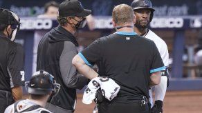Marlins: Starling Marte estará fuera por costilla fracturada