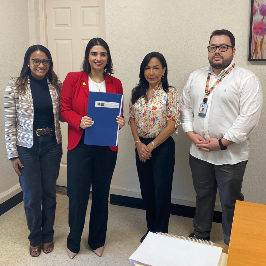 Junta Comunal de San Francisco entrega informa a la Autoridad Nacional de Descentralización.