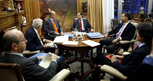 Reunión del rey Juan Carlos y Rajoy para preparar la Cumbre Iberoamerica