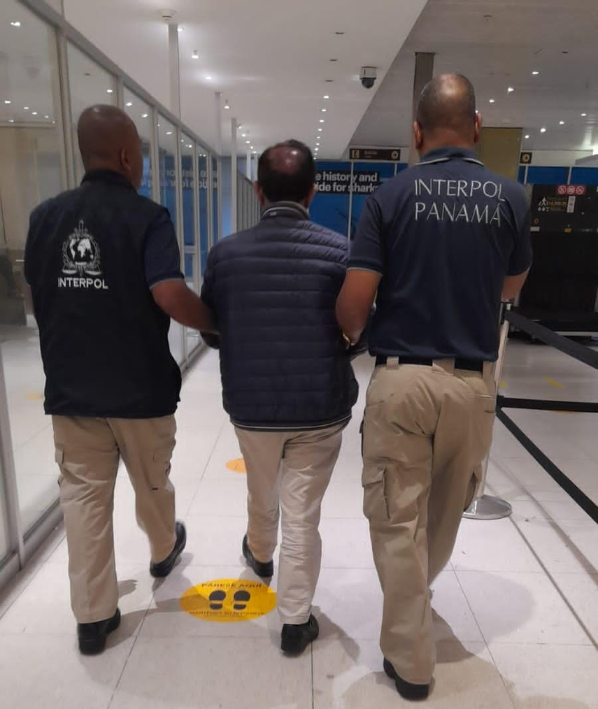 Interpol captura en Panamá a Italiano requerido por comercio de armas