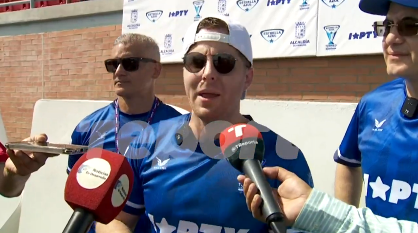 Alcalde Mayer Mizrachi muestra el avance de los murales pintados en la ciudad de Panamá.