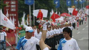 La antorcha olímpica llegó a Pekín