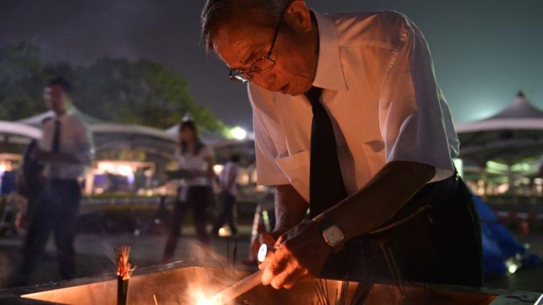El mundo conmemora en Hiroshima los 70 años del primer bombardeo atómico