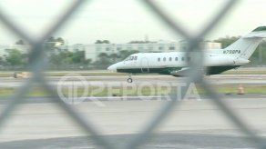 Parte vuelo del expresidente Martinelli desde el aeropuerto de Miami a Panamá