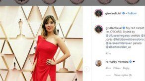 Gisela: deslumbrante en la alfombra roja de los Óscar