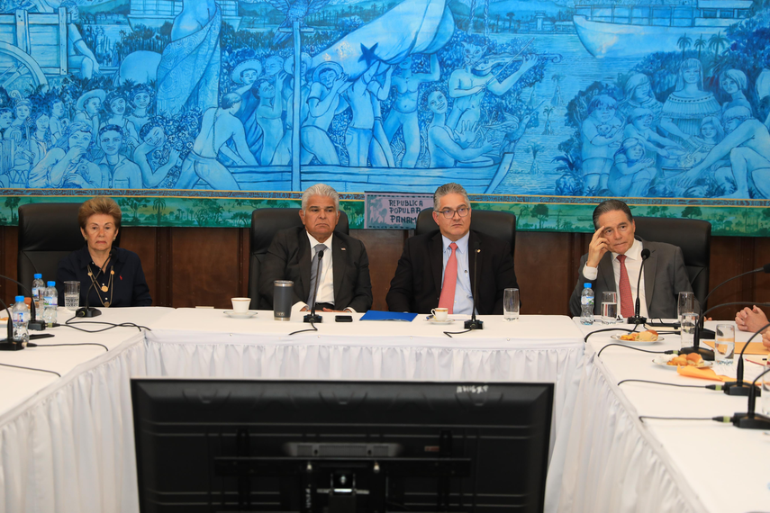 Presidente Mulino y el Consejo Nacional de Relaciones Exteriores