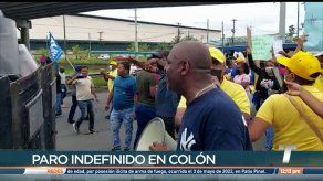 Continúa el paro en Colón a pesar de reunión con Gobierno Nacional