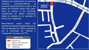 Panamá Norte: Acceso a la calle Antonio Amado estará cerrado. La entrada y salida será por El Rocío.