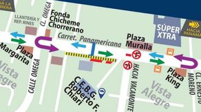 Giros en sector de Vista Alegre.