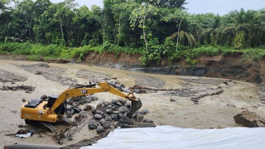 Trabajos en potabilizadora de San Bartolo en Barú