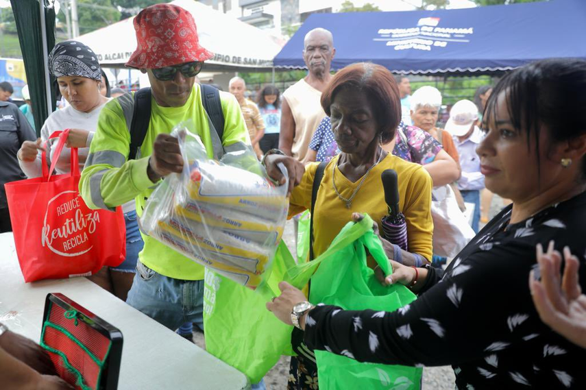 El arroz que es vendido en las Agroferias de Panamá