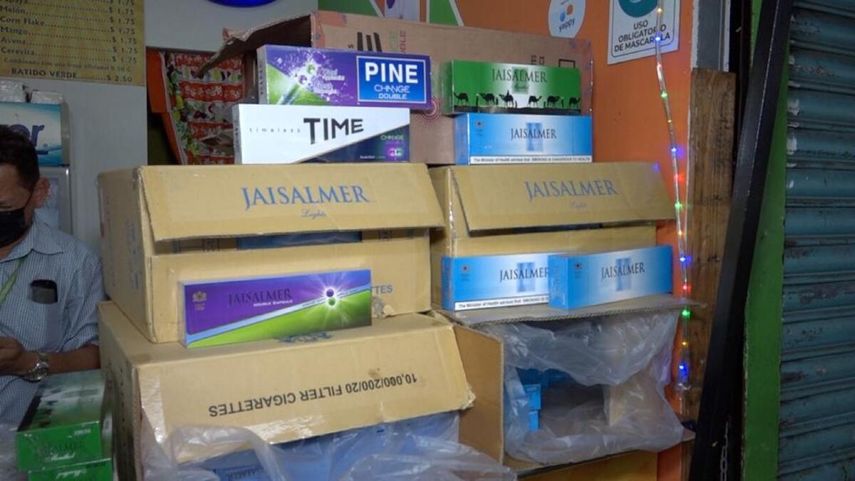 Cigarrillos de contrabando en Calidonia.