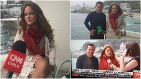 Samy y Sandra Sandoval acaparan la prensa en Viña del Mar