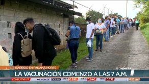 Arranca la vacunación anticovid por barrido en Panamá Norte