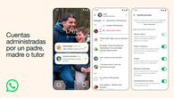 WhatsApp presenta cuentas para menores con control parental. WhatsApp presenta cuentas para menores con control parental.
