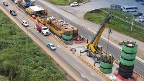 Cierre en la carretera Panamericana por el Metro de Panamá