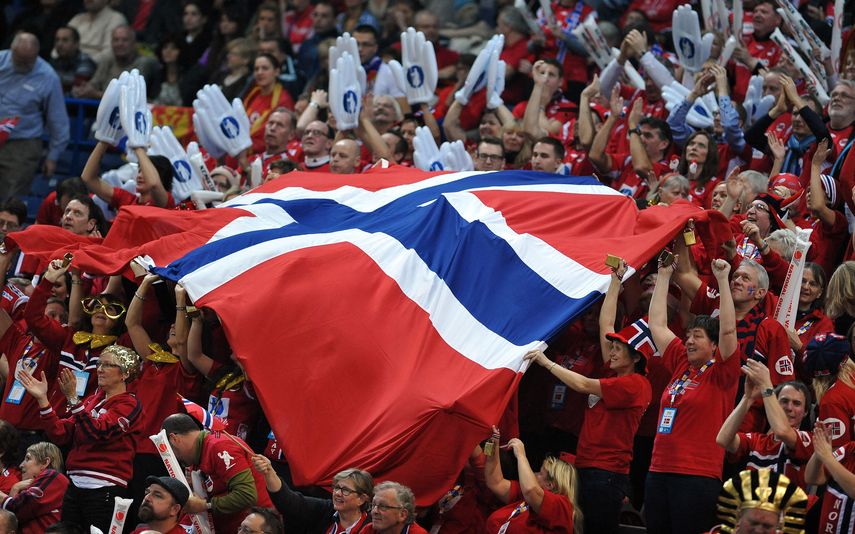Bandera de Noruega.