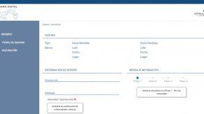 La sección de vacunación del portal Panamá Digital está en mantenimiento.