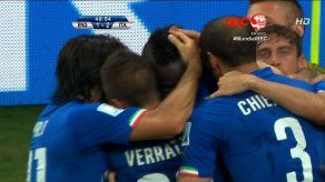 Italia se impuso 2-1 a Inglaterra en el Mundial de Brasil