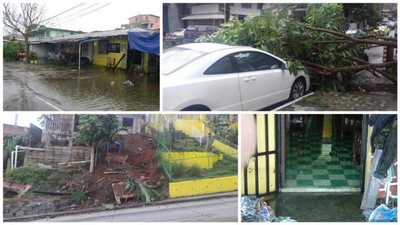 Lluvias registradas este martes causan afectaciones en distintos sectores