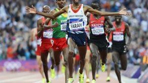 Británico Mo Farah consigue su segundo oro al ganar los 5 mil