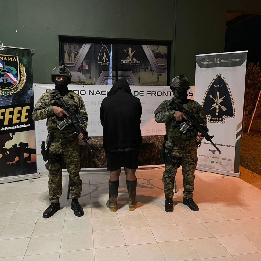 El SENAFRONT informa de enfrentamiento con mochileros en Darién.